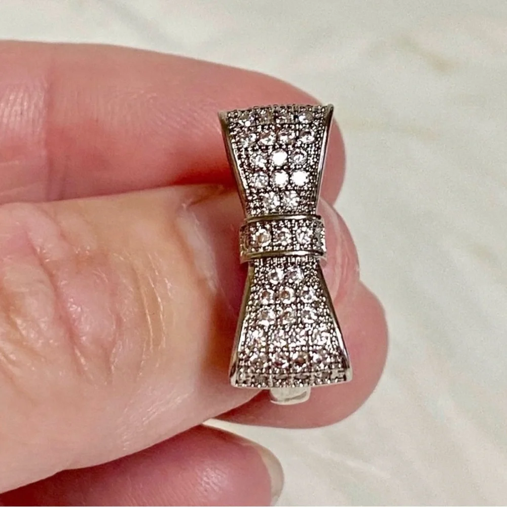 🔥3/$25🔥Elegant Silver Bow Ring